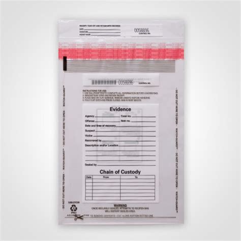 Law Enforcement Evidence Bags I Shop Online